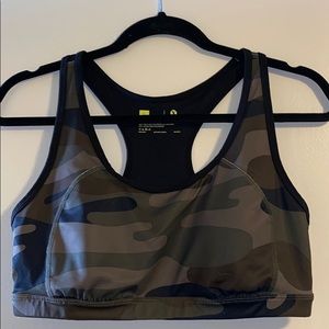 Camouflage sports bra (full support)